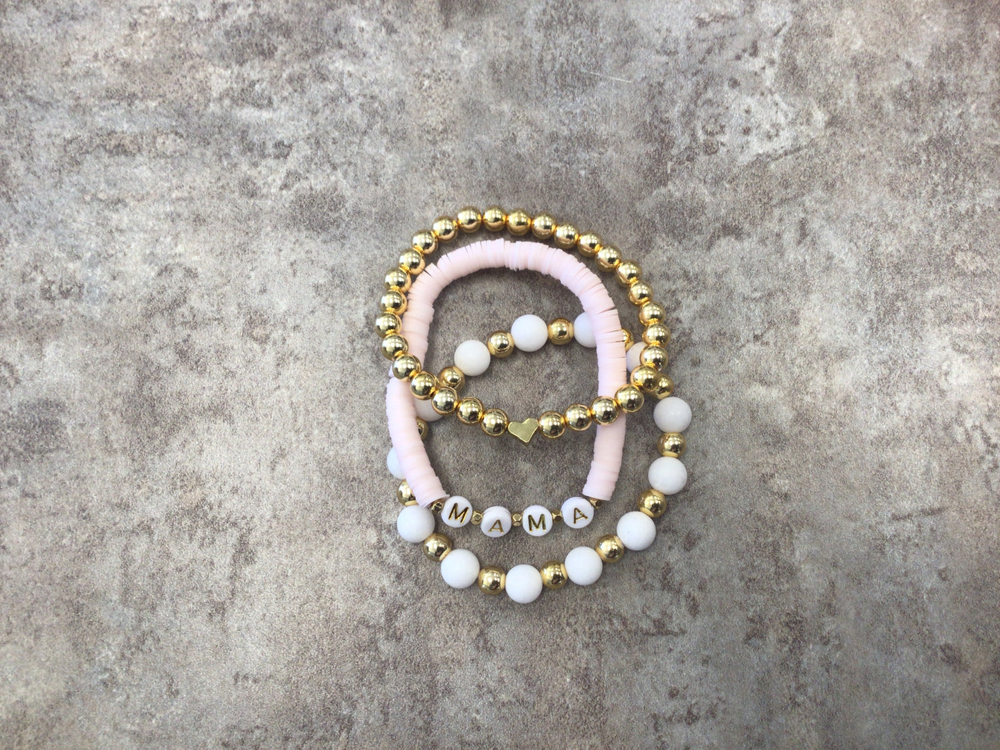 KH-31 Set of 3 Stacking Bracelets “E”