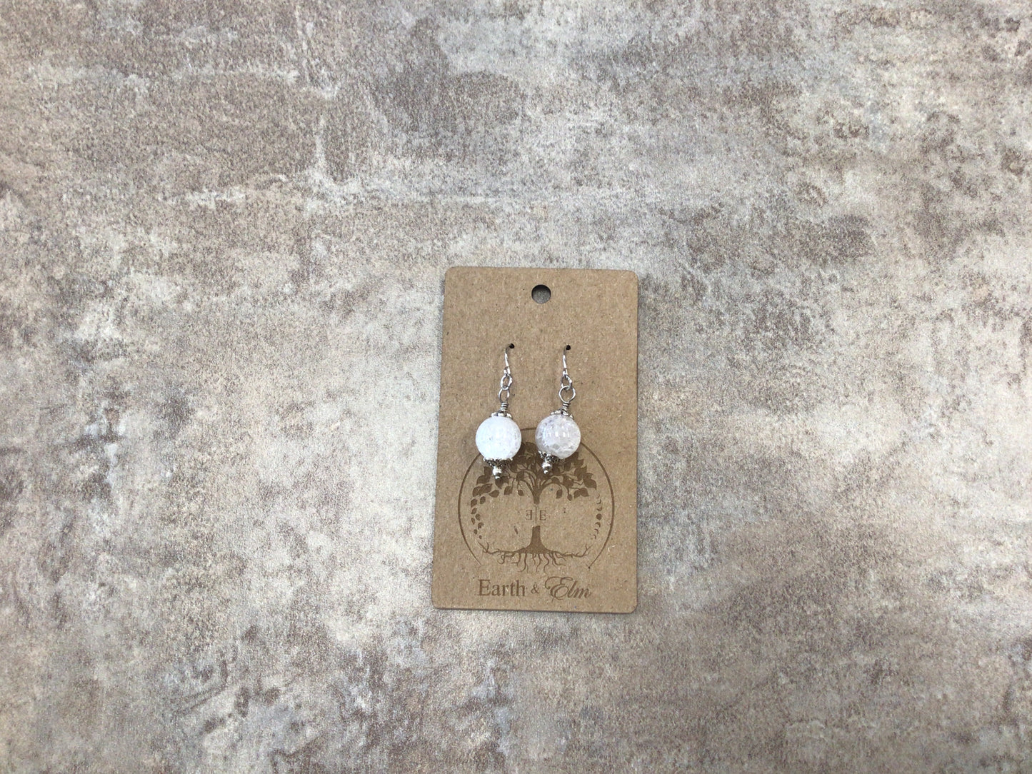 EAE 12mm Clear Quartz Dangle