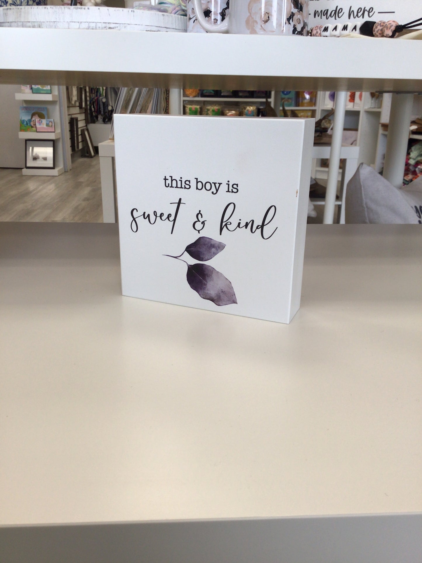 WHD - Double Sided - This Boy is Strong Mini Sign