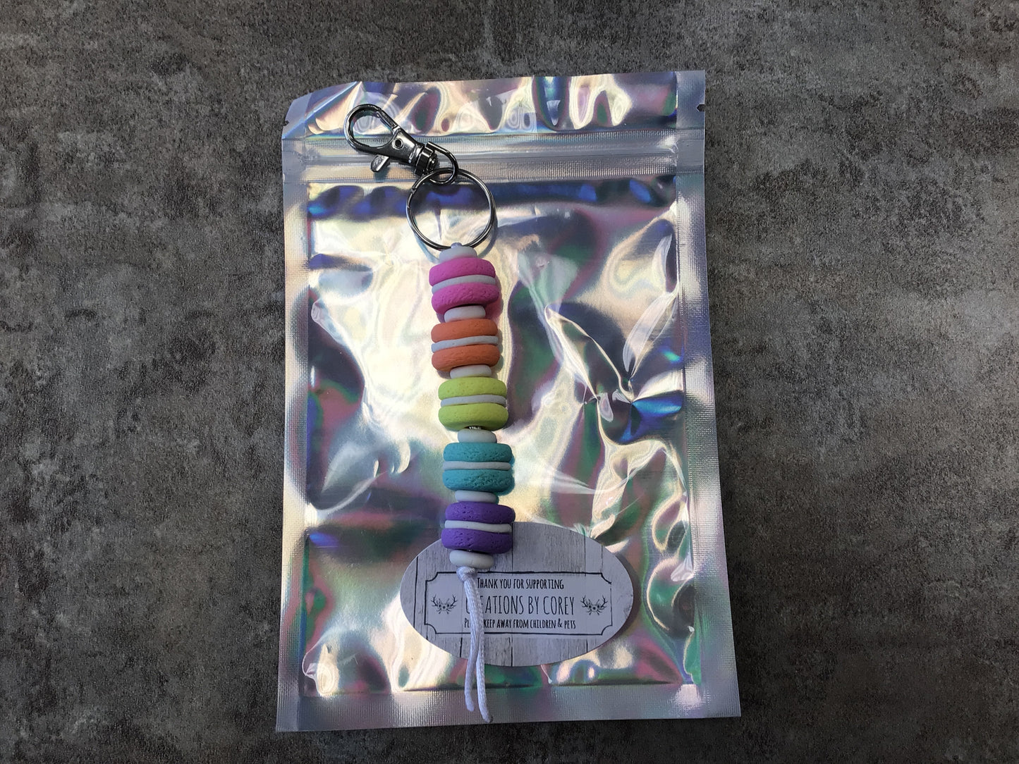 CYC-02 Clay Macaroons Keychain “H”