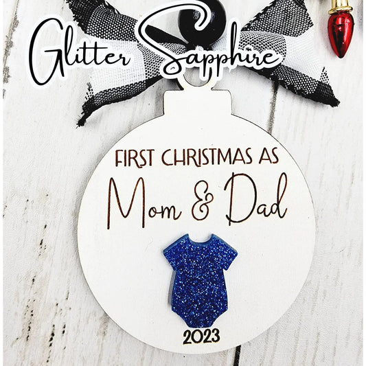 LPC FLY-711 First Christmas Mom & Dad Ornament