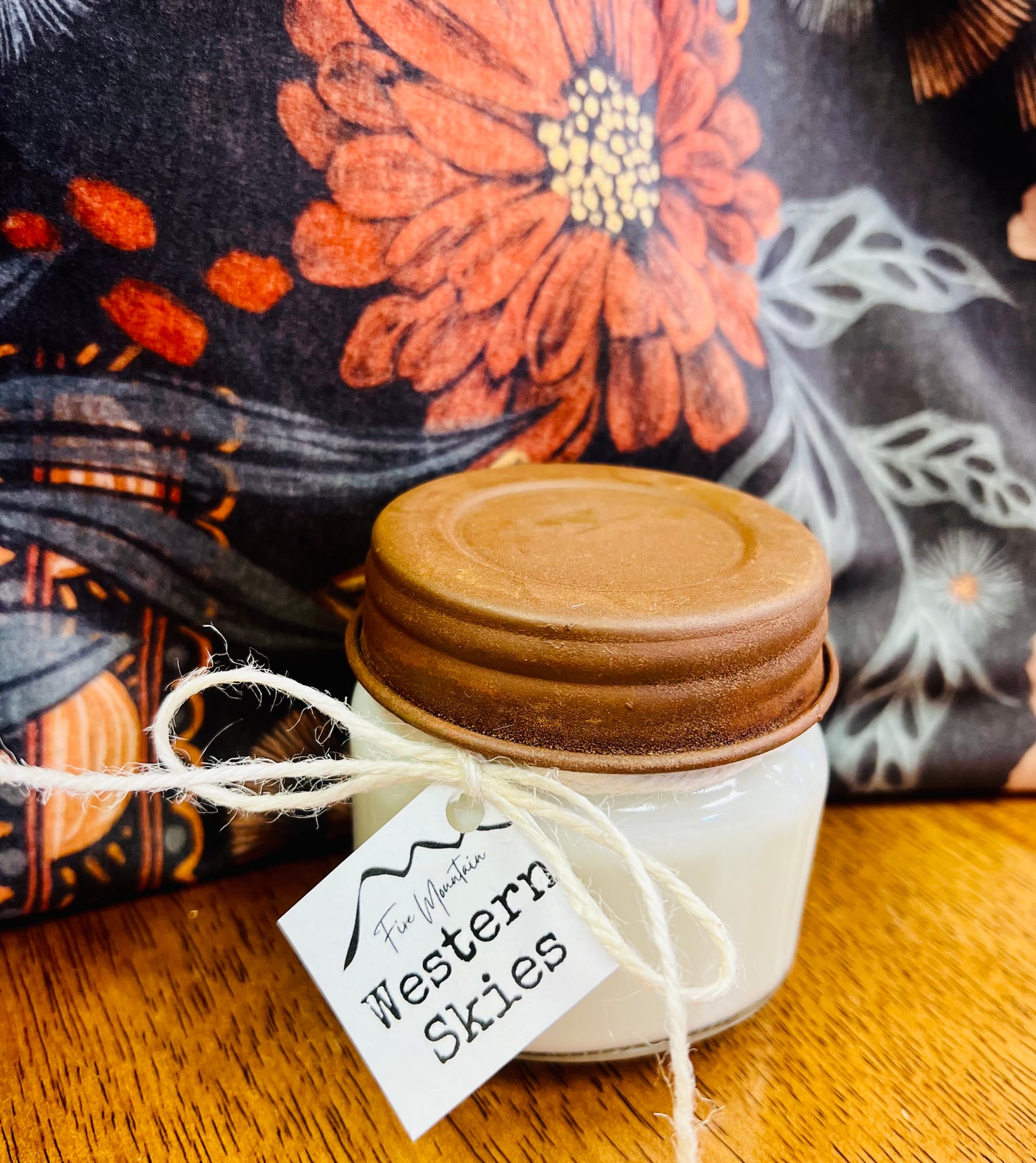 FM - Soy Wood Wick Candle - Western Skies