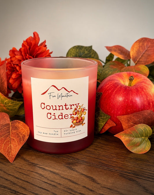FM - Country Cider 7 oz Soy Candle