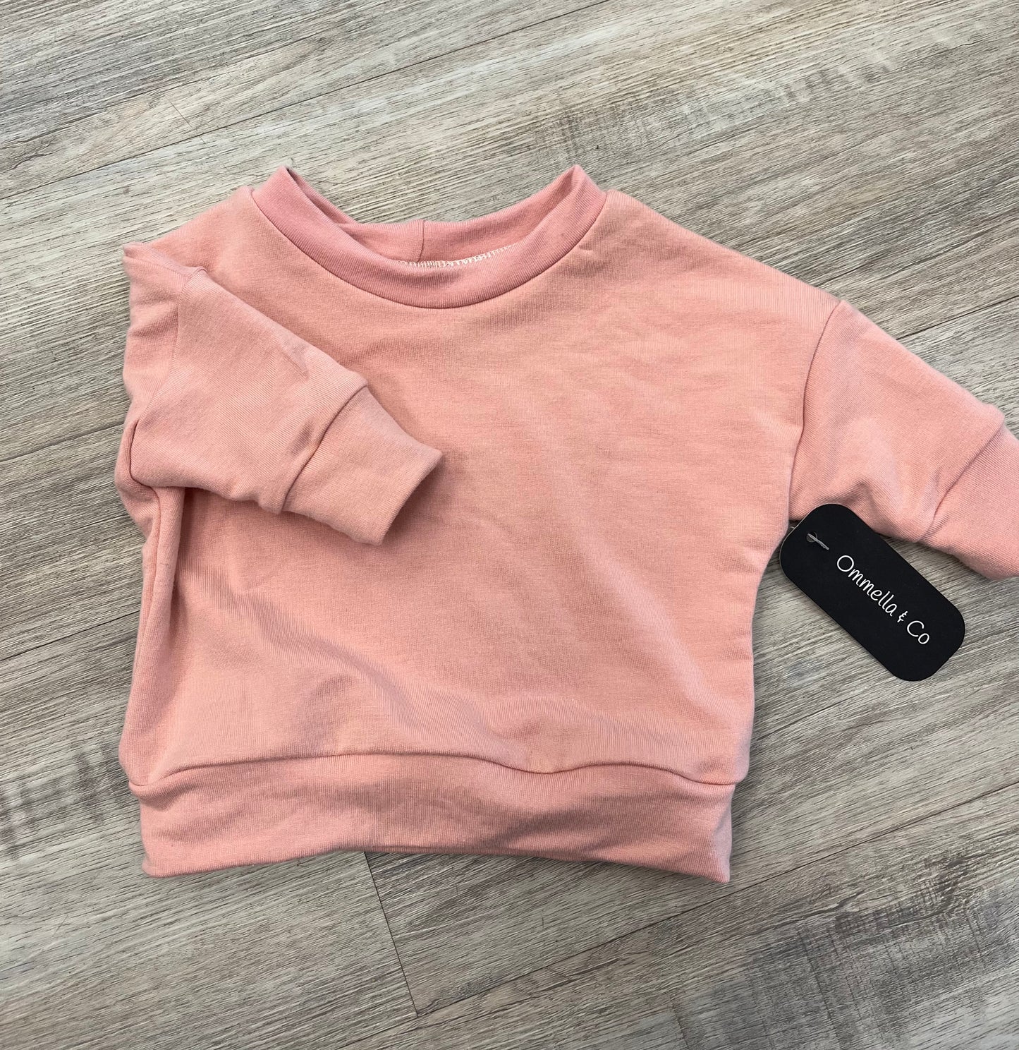 OAC Baby Dolman Sweater - Mellow Pink