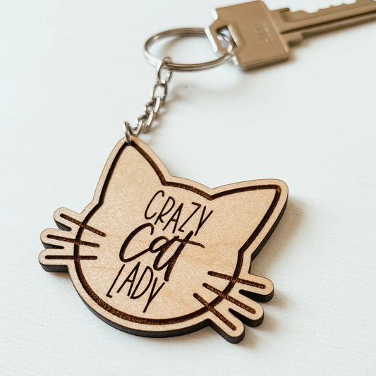 KDC - Crazy Cat Lady Keychain