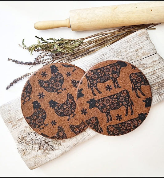 LAS-20 Cork pads “cows”