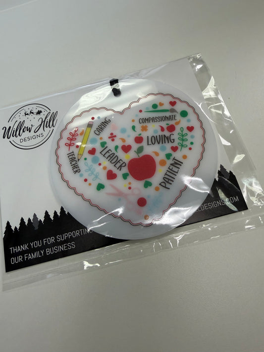 WHD Teacher Christmas Ornament