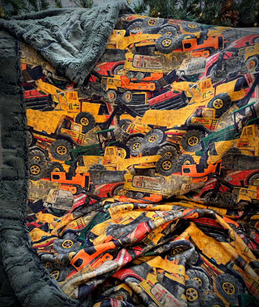 OAC - Minky Throw Blanket Construction