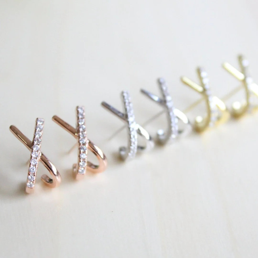 ST - Criss Cross Earrings