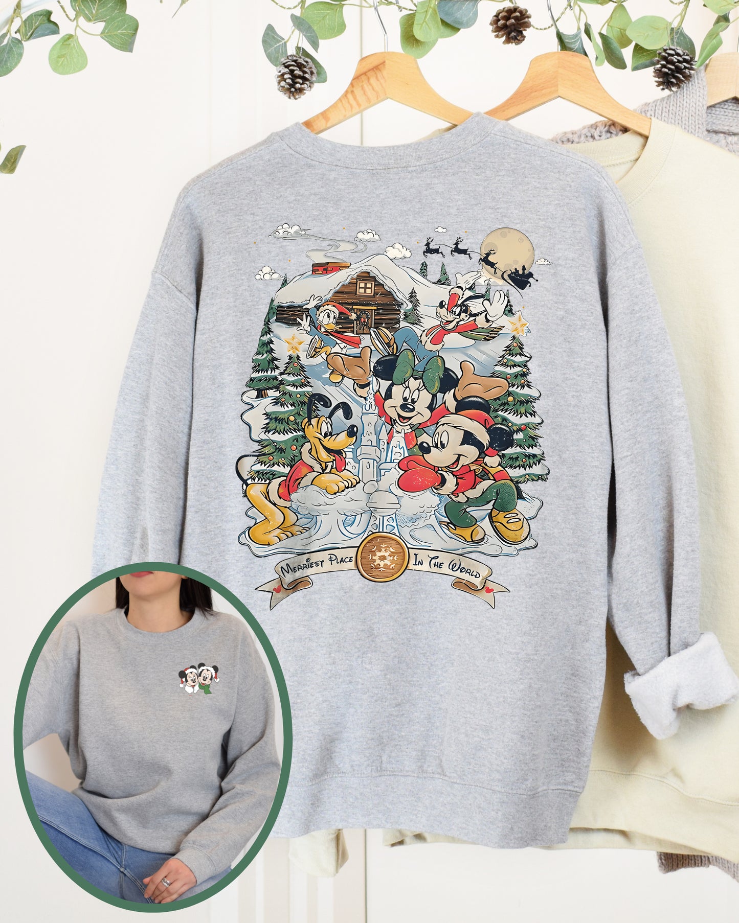 IND-MPW-C Merriest Place Crewneck