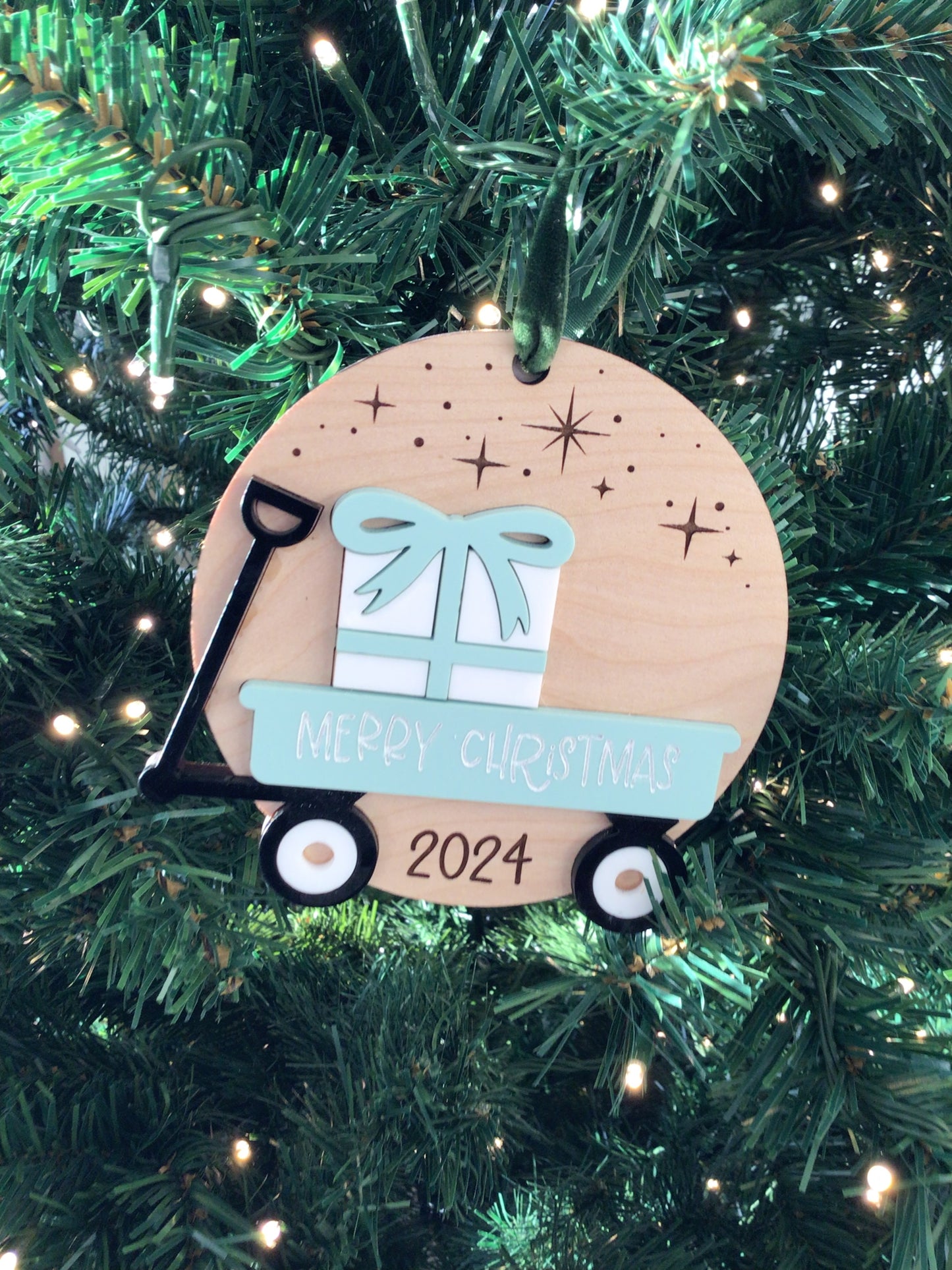 DAJ Wagon Ornament