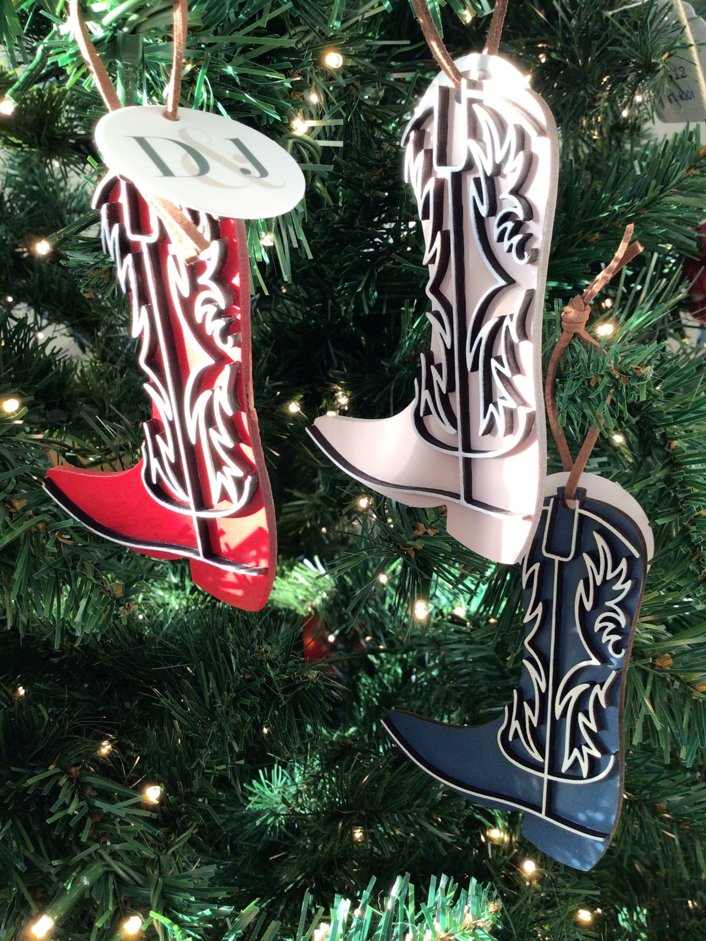 DAJ Cowboy Boots Ornament