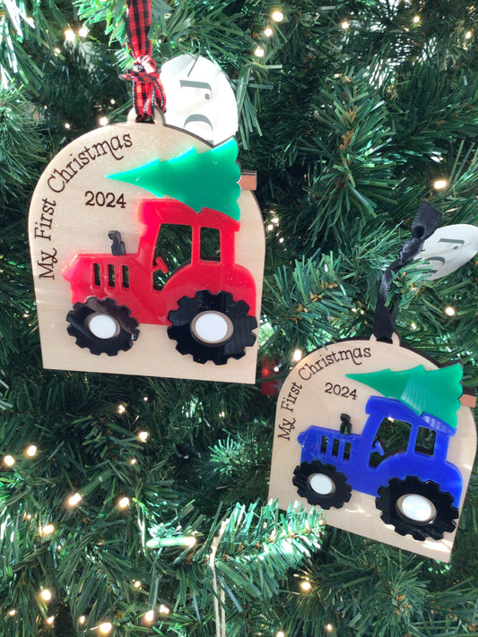 DAJ Tractor Ornament