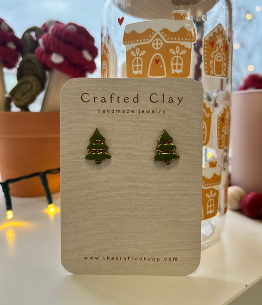 CJ - Tree Stud Earrings