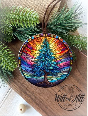 WHD Tree Ornament (Stained Glass Style)