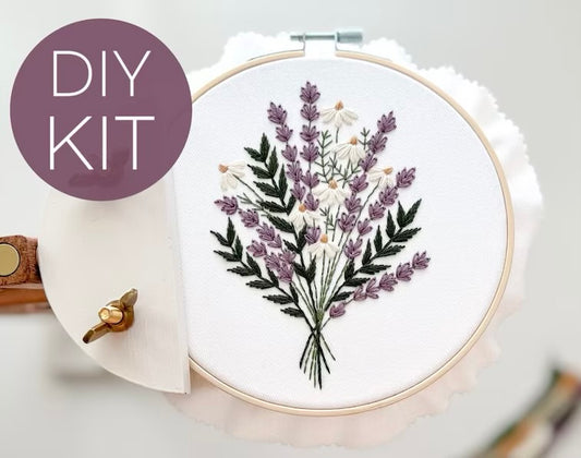 DIY - Embroidery Kit Lavender