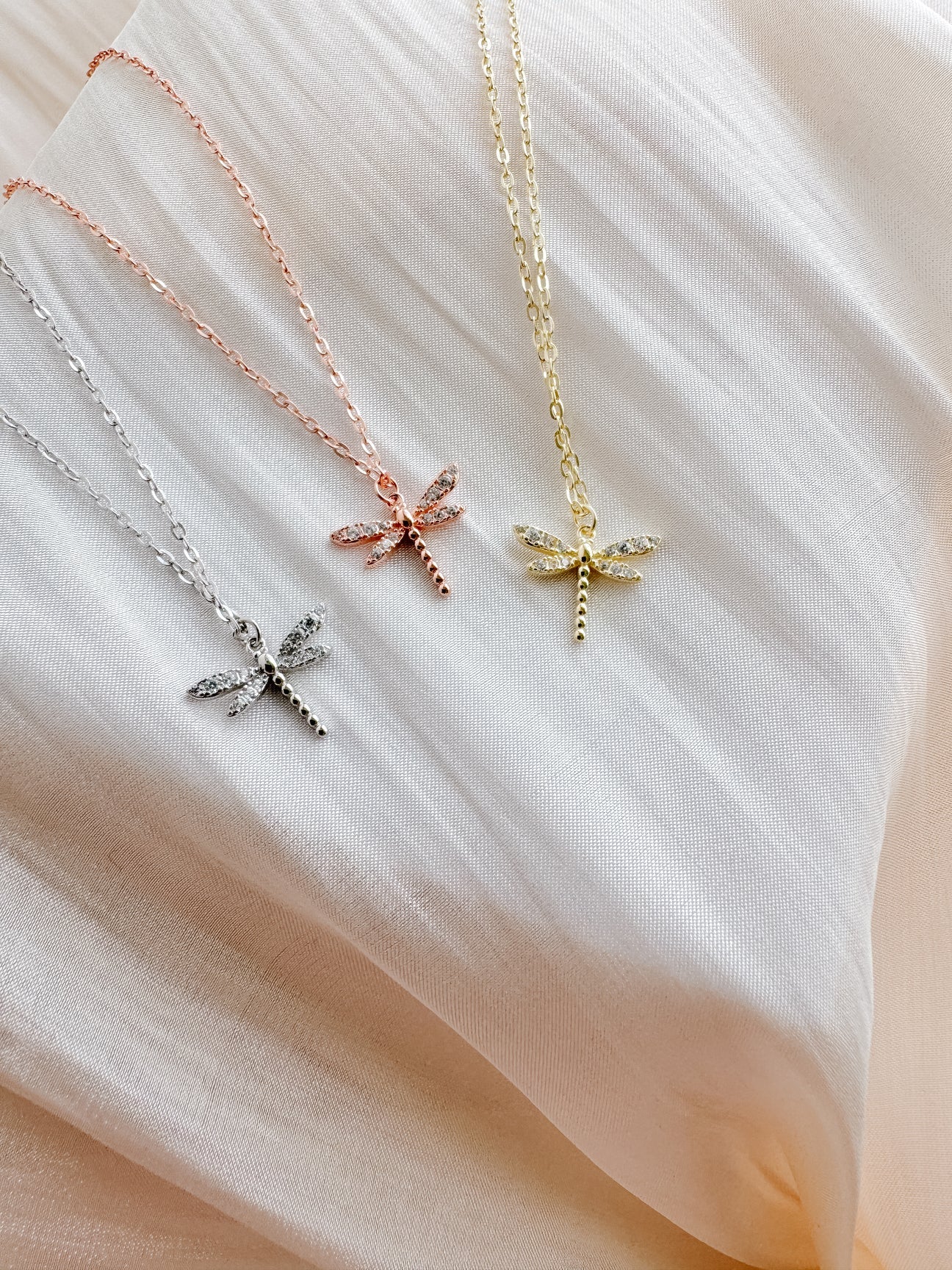 ST - Dragonfly Flight Path Necklace