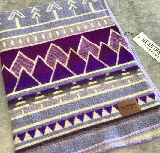 HPT Baby Blanket - Lilac Trail