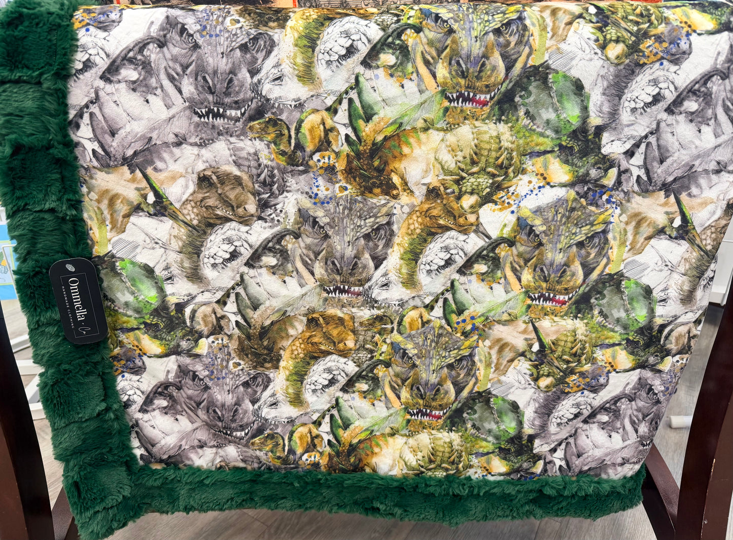OAC - Dino Throw Blanket