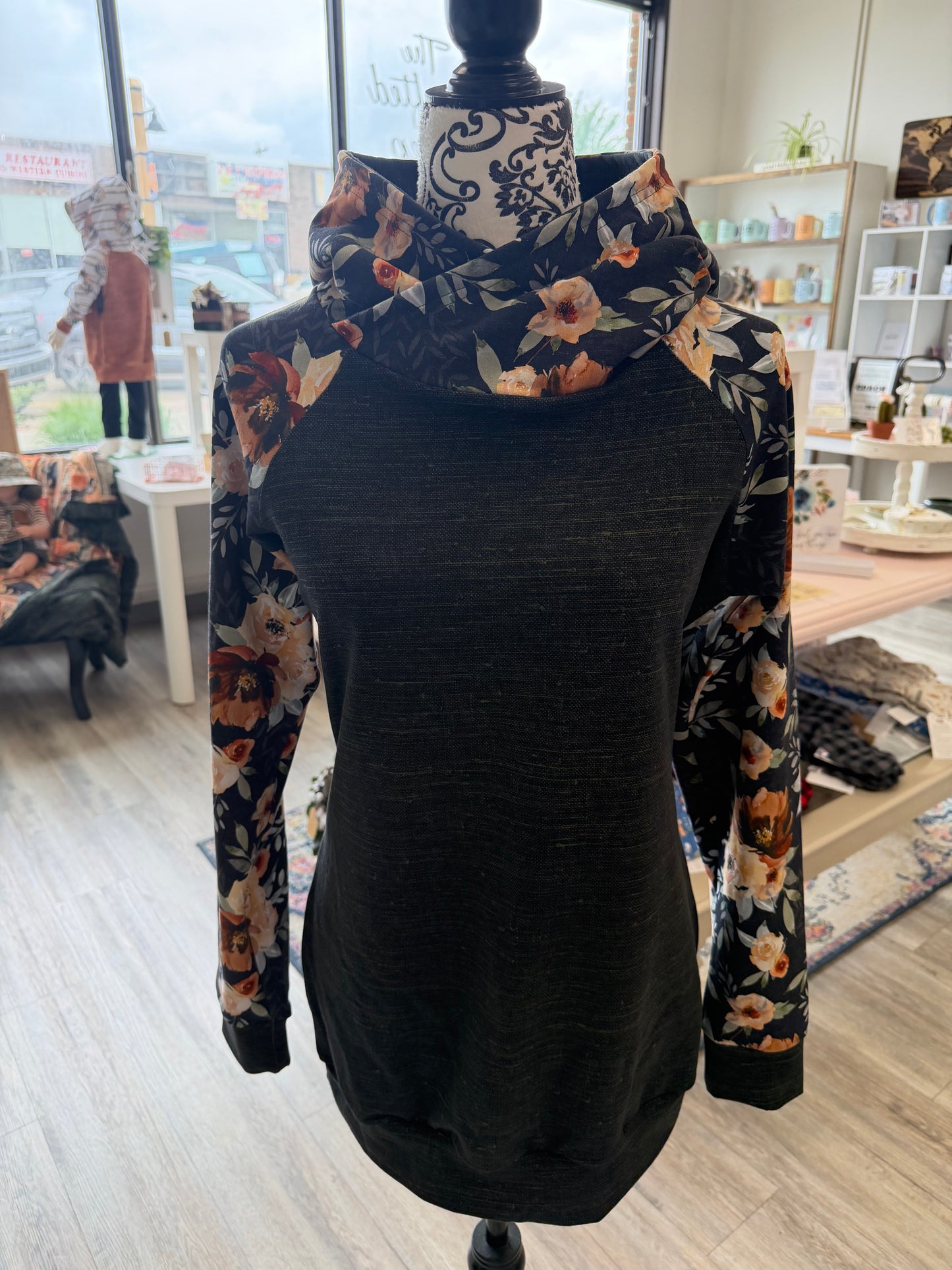 OAC Women’s Floral Green Hoodie
