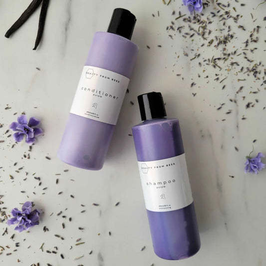 BFB Purple Shampoo and Conditioner