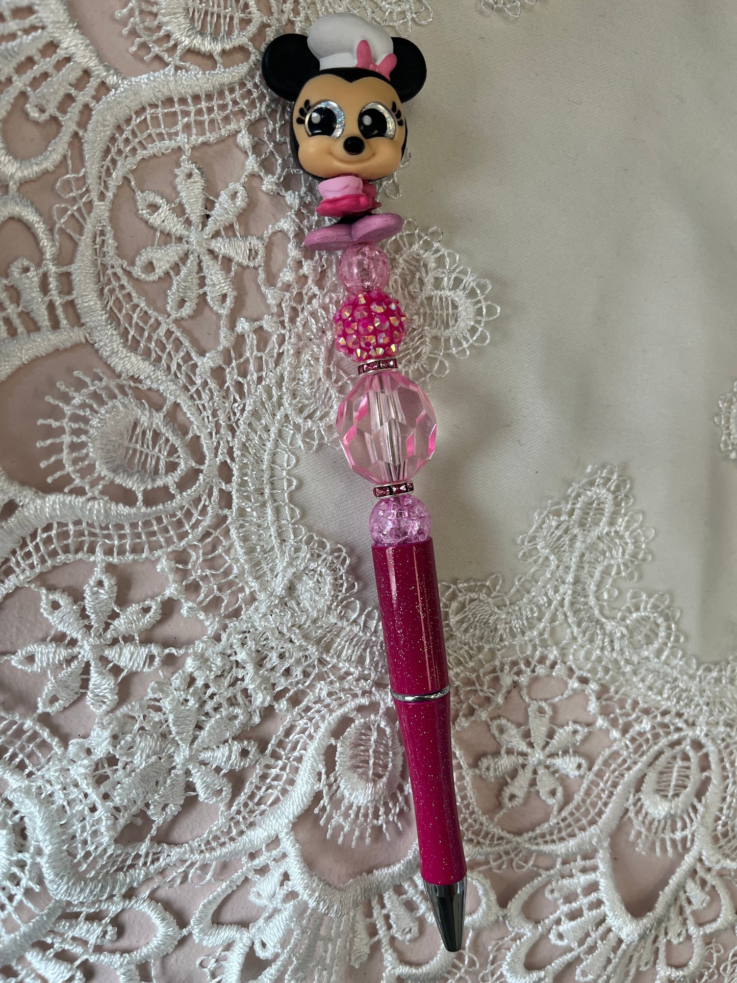 PEN - Beaded Pens (Minnie Mouse)