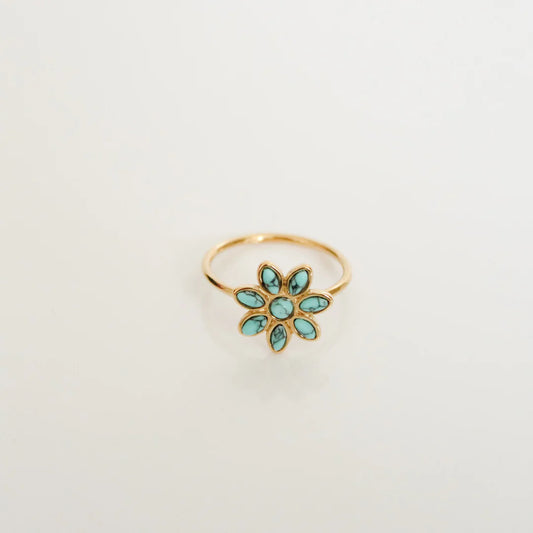 ST - Cassidy Turquoise Ring - Gold