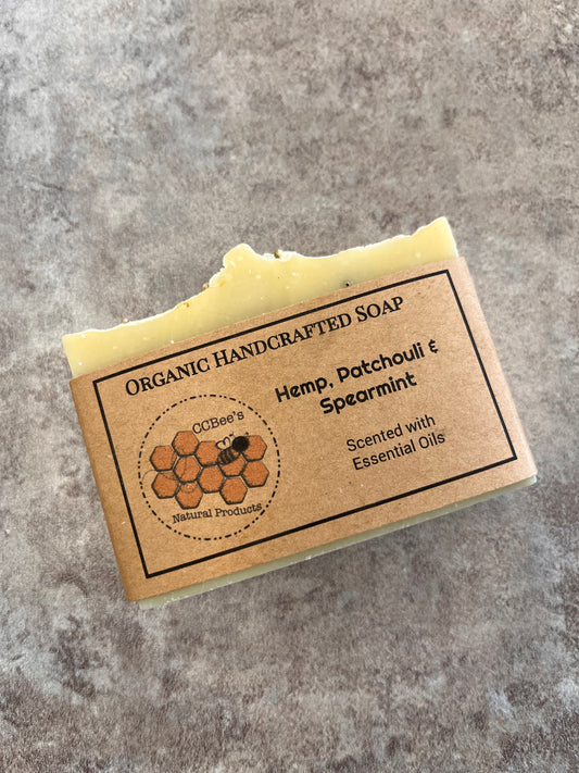 CCB Bar Soap - Hemp, Patchouli & Spearmint