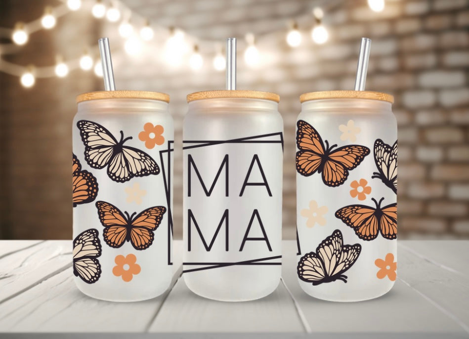 TCK - Glass Can Tumbler Mama