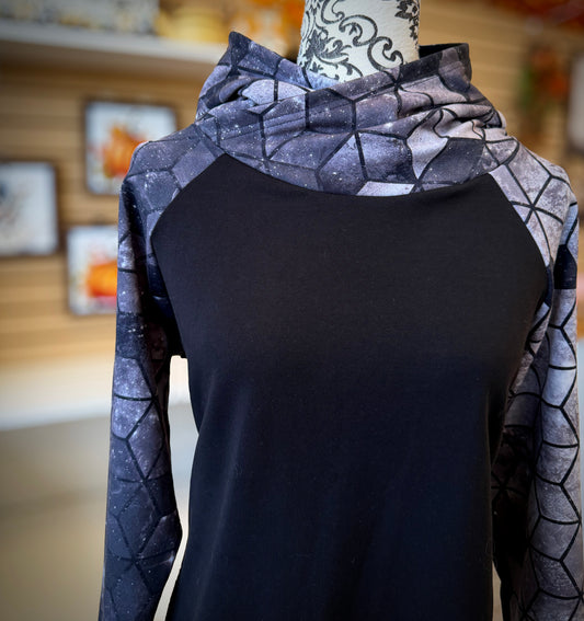 OAC Women’s Black Geo hoodie
