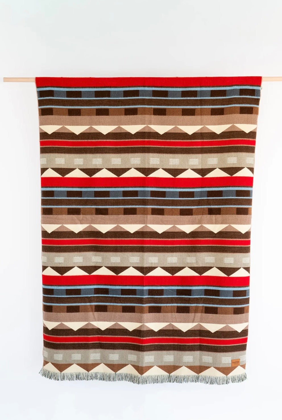 HPT - Cottage Line - Red Clay Throw