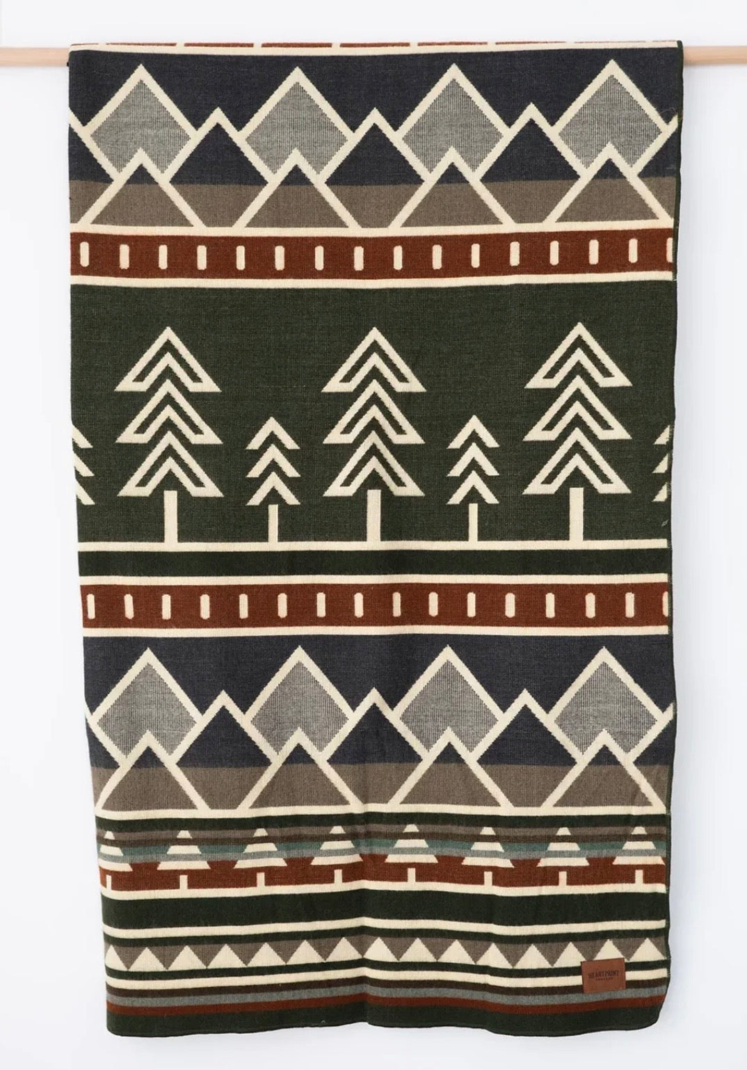 HPT - Tree Line Throw Blanket - Prairie Summit