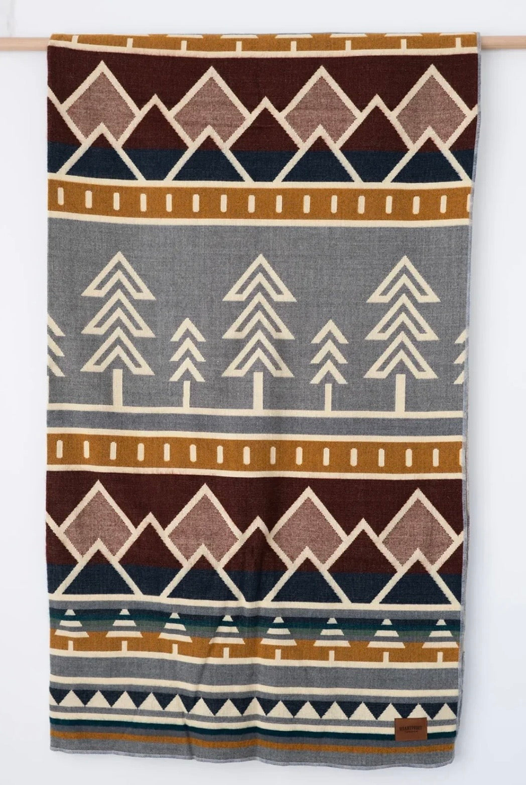 HPT - Tree Line Throw Blanket - Aurora Highlands