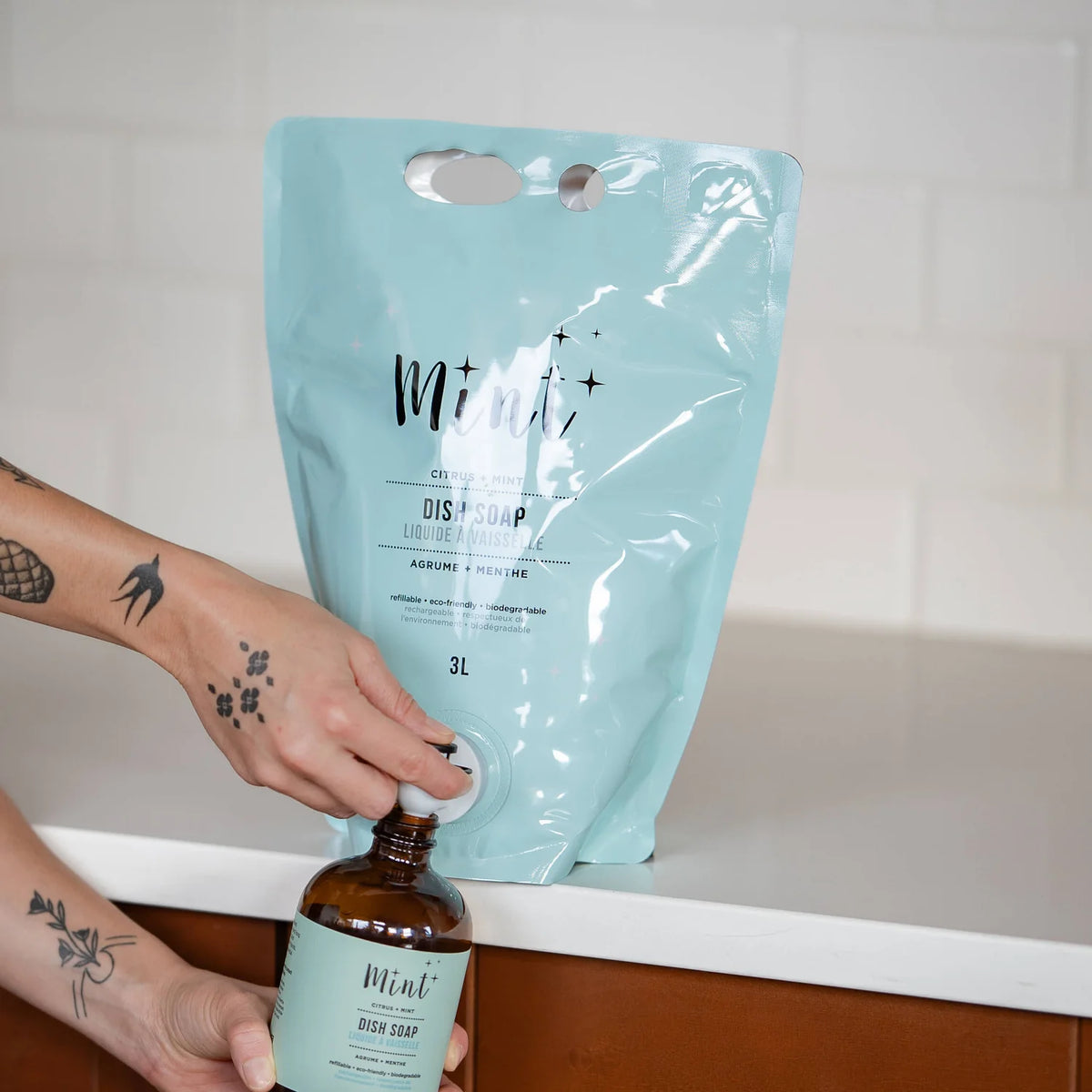 Mint - Dish Soap Refill Bag