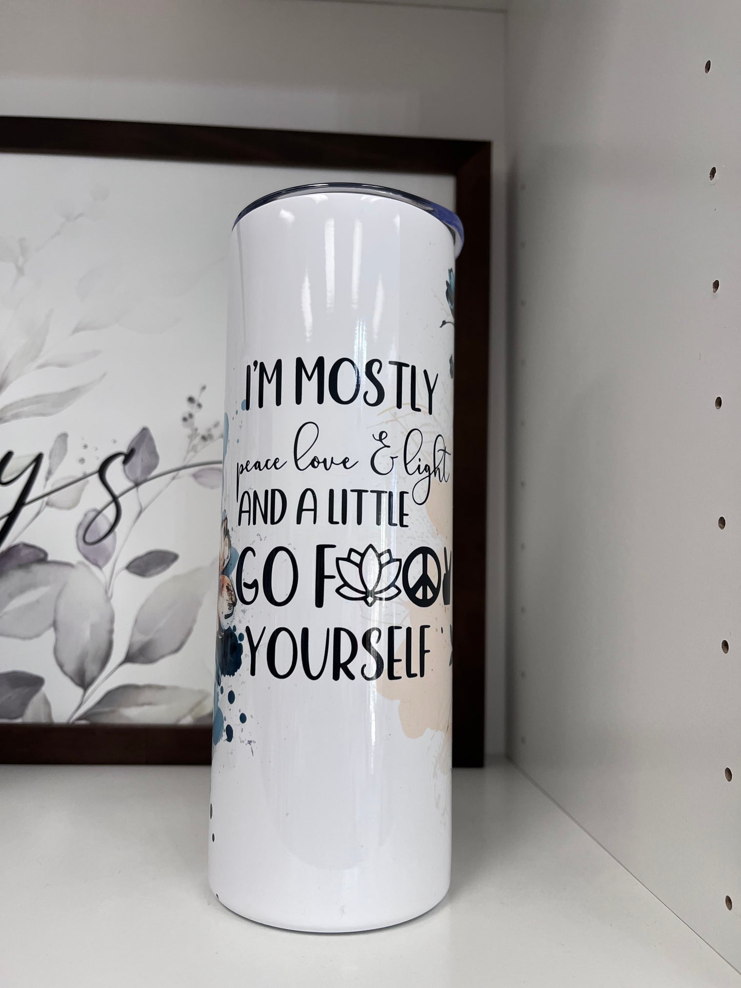 TCK - 20oz Tall Tumbler - Floral Sarcasm