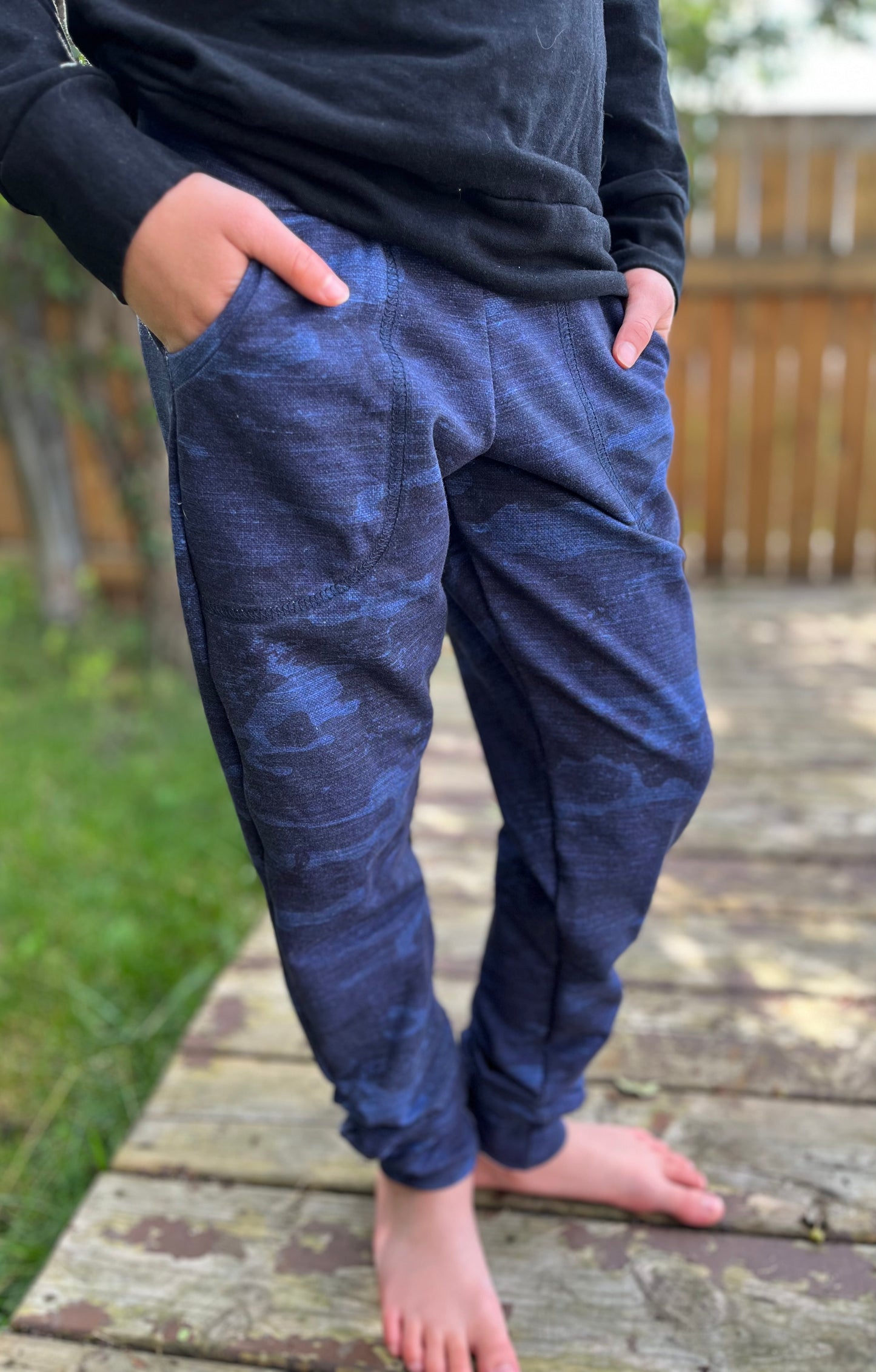 OAC - Navy Camo Kids Joggers