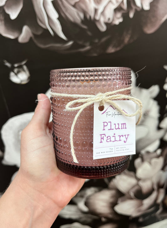 FM - Soy Wood Wick Candle - Plum Fairy