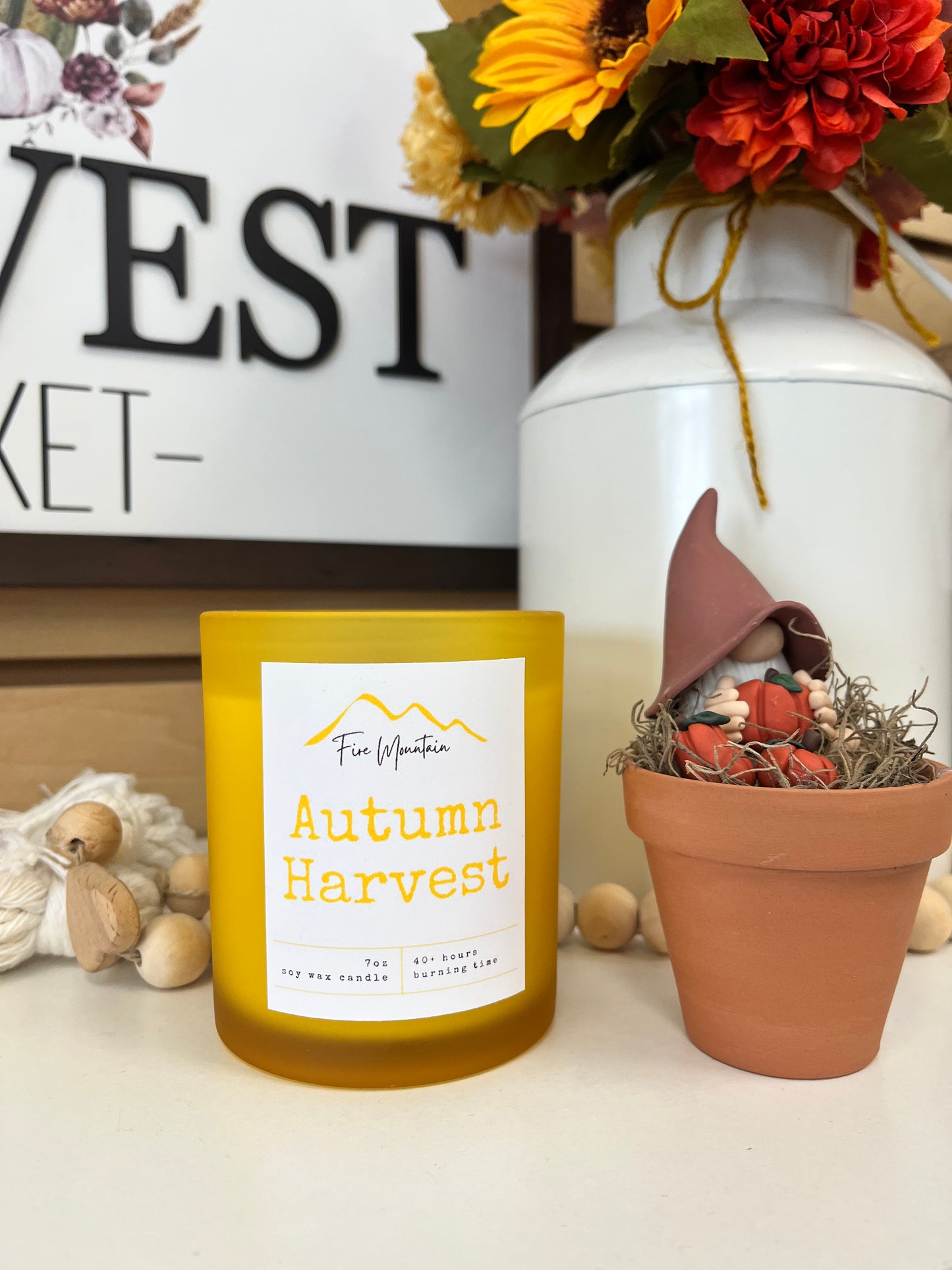 FM - Soy Wood Wick Candle - Autumn Harvest