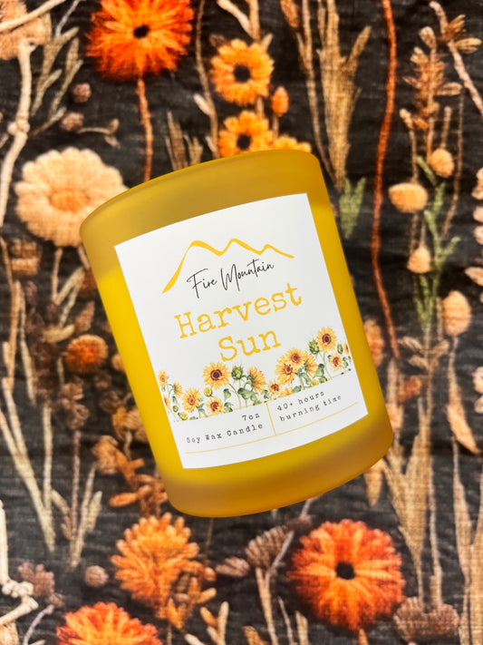 FM - Soy Wood Wick Candle - Harvest Sun