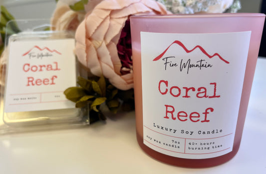 FM - Soy Wood Wick Candle - Coral Reef