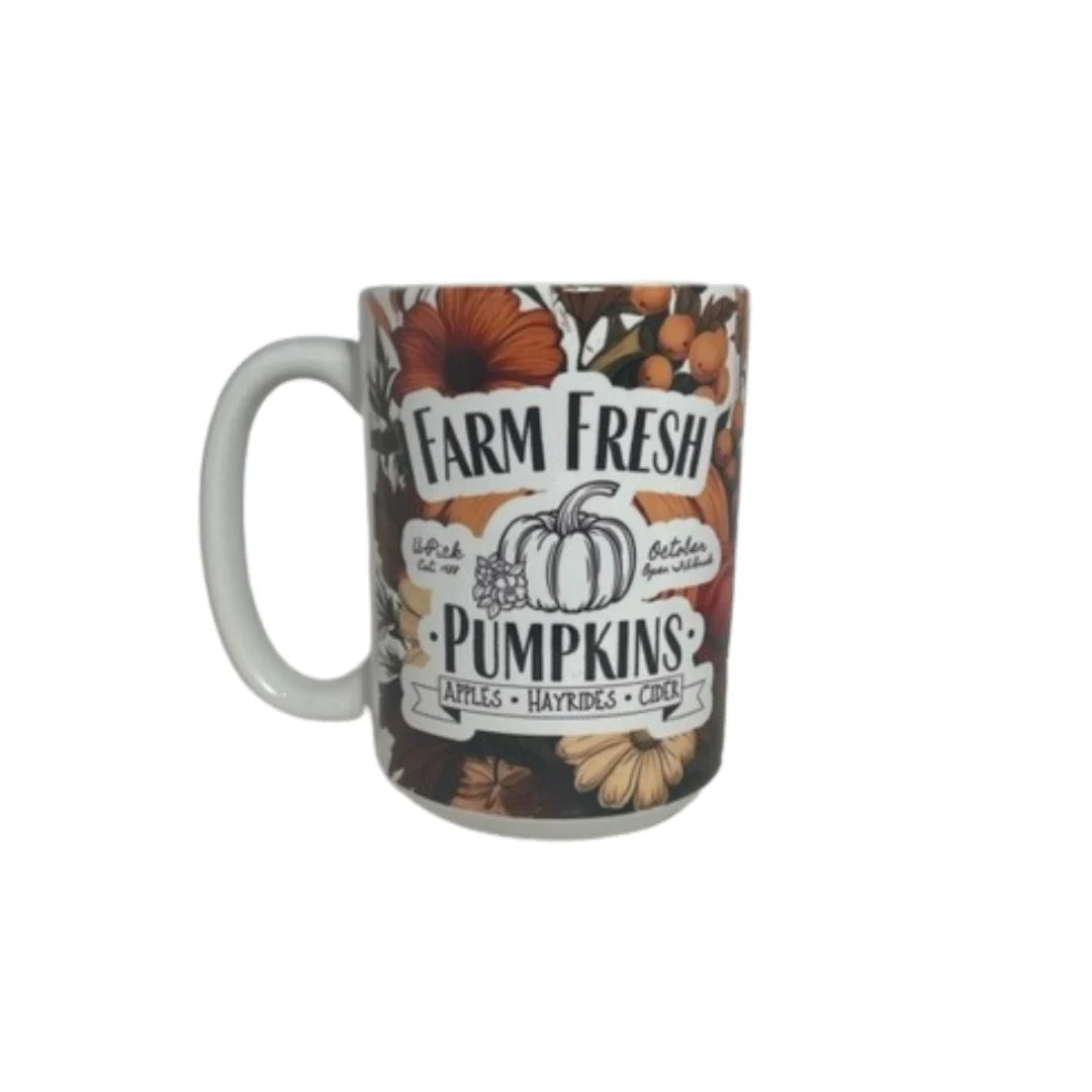 DWG1 - 15oz Mug Farm Fresh Pumpkins