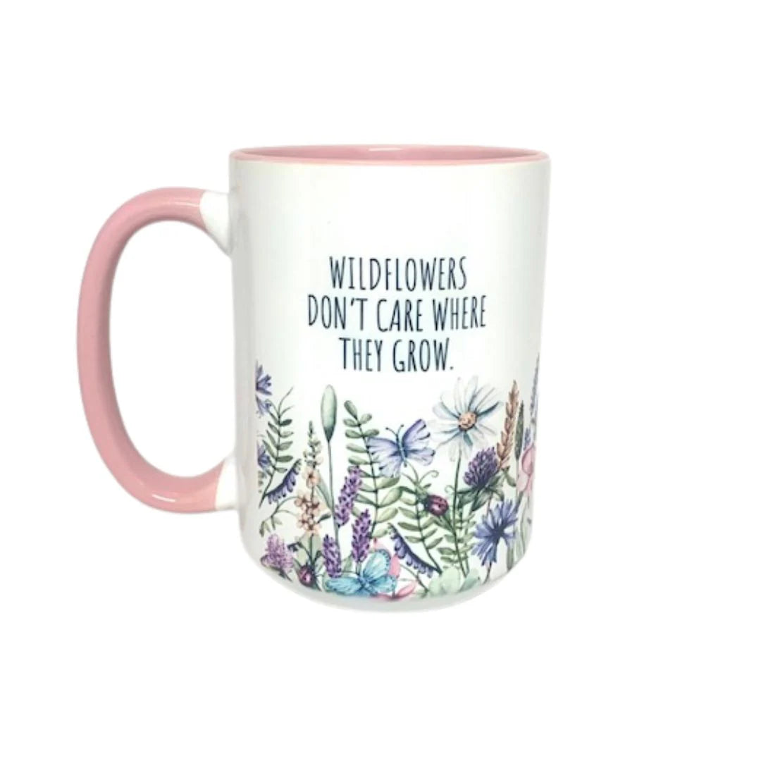 DWG1 - 15oz Mug Wildflowers don’t care