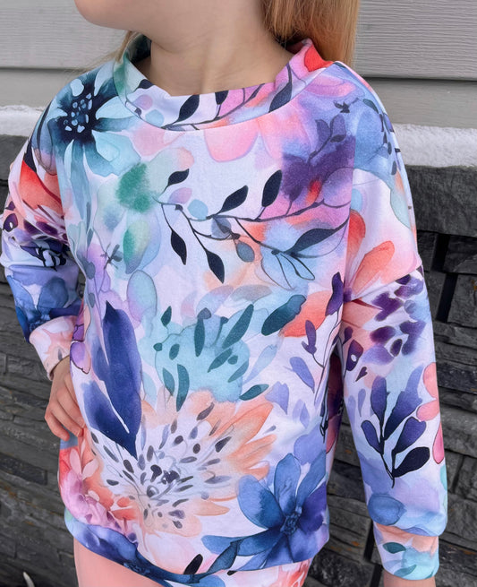 OAC - Dolman Sweater - Spring Floral