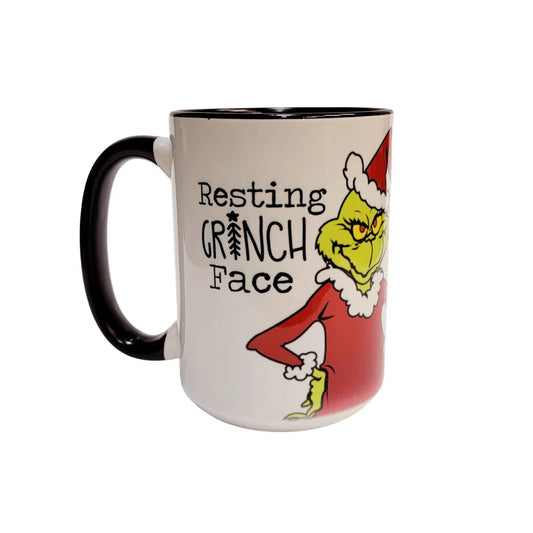 DWG1 - 15oz Mug Resting Grinch Face