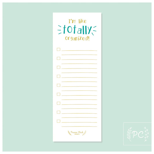 PCP048 Notepad - I’m totally Organized