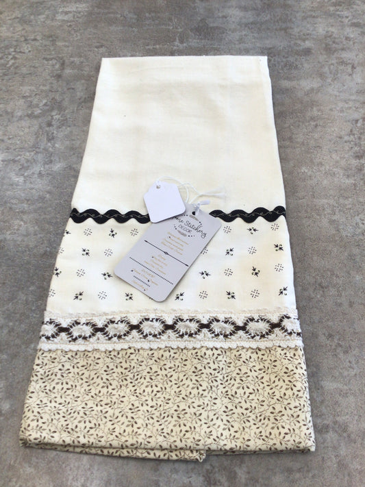 HSD Black/Cream Tea Towel