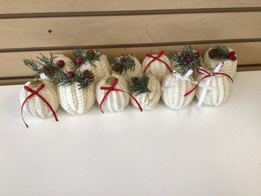 LM - Crocheted Tree Ornaments