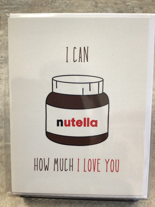 CCL-004 - nutella HOW MUCH I LOVE YOU