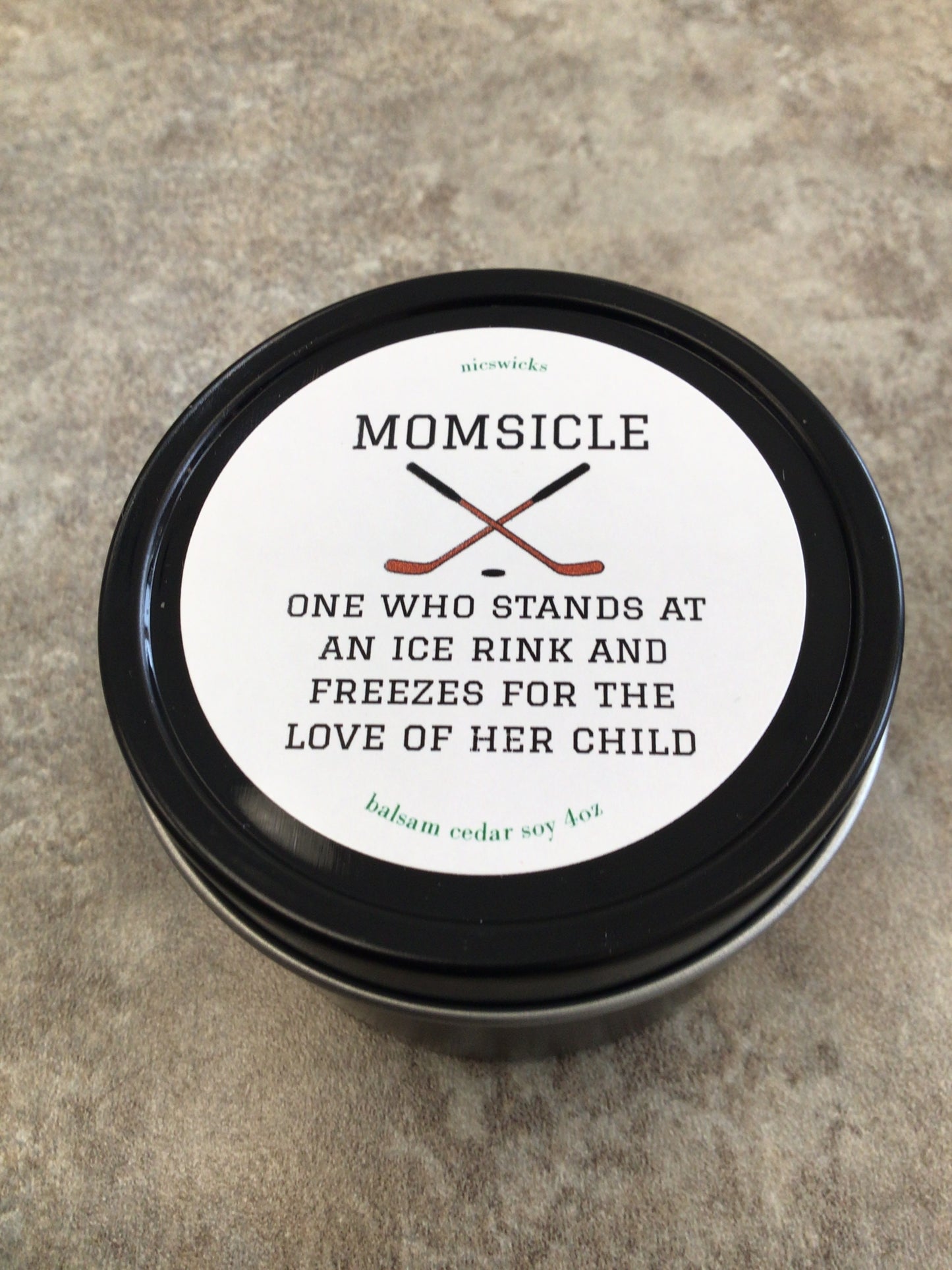 NW - MOMSICLE - balsam cedar soy 4 oz candle
