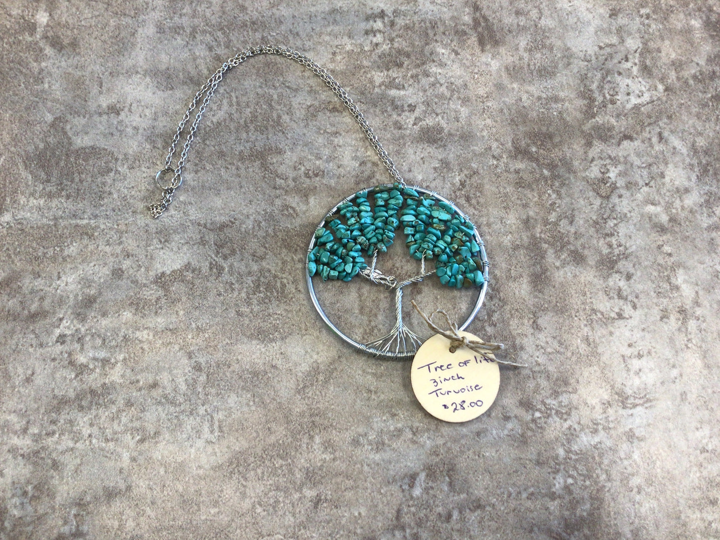 TLC - 3 Inch Turquoise Tree of Life